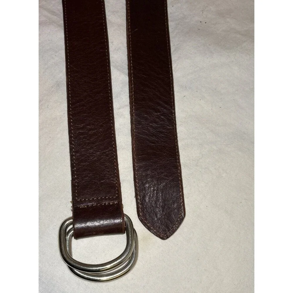LIMITED‎ Brown Genuine Leather Belt - Made in Italy - Women's Size 30